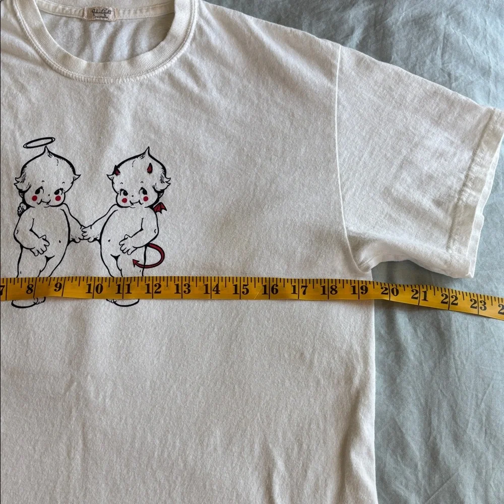 John Galt Angels White Graphic T-Shirt